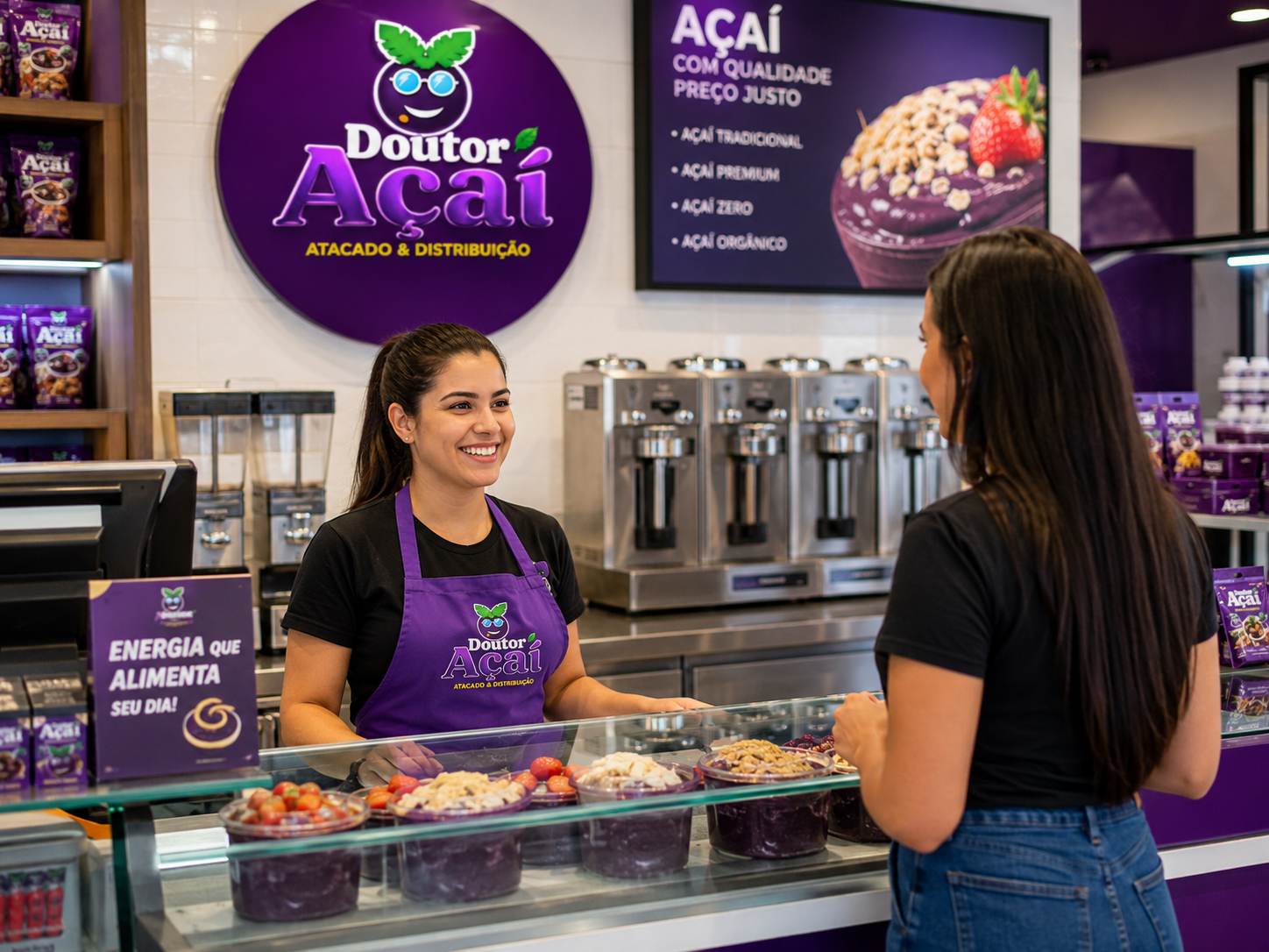 Loja de açaí Doutor Açaí
